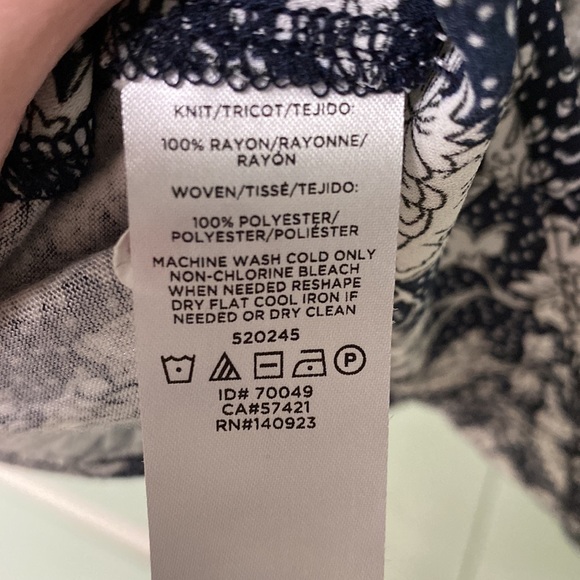 LOFT PLUS FLORAL PRINT BLOUSE SIZE 14 - Picture 4 of 6